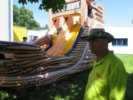 Nafukovací skluzavka "PIRÁTSKÁ LOĎ"