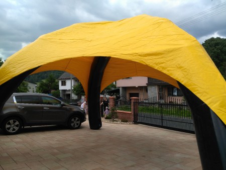 Nafukovací stan s plachtou - ATRAKCE JESENÍK