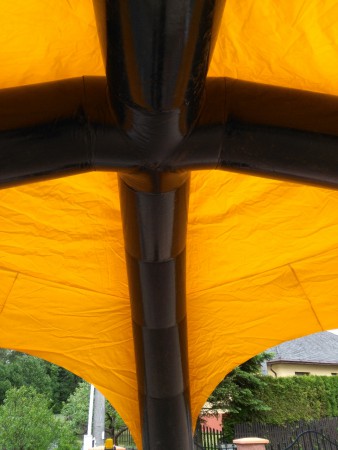 Nafukovací stan s plachtou - ATRAKCE JESENÍK