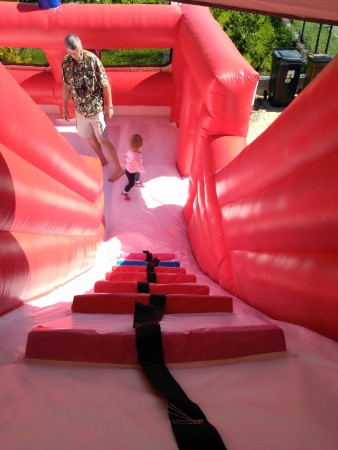 Nafukovací skluzavka "HASIČSKÉ AUTO" - Atrakce Jeseník