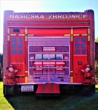 Skákací hrad "HASIČSKÁ ZBROJNICE" - Atrakce Jeseník